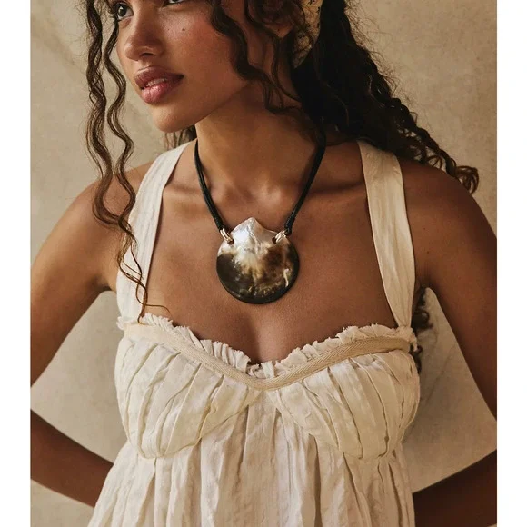 NEW FREE PEOPLE FREE-EST COCONUT MILK IVORY POPPY MIDI DRESS SZ L - Picture 5 of 11